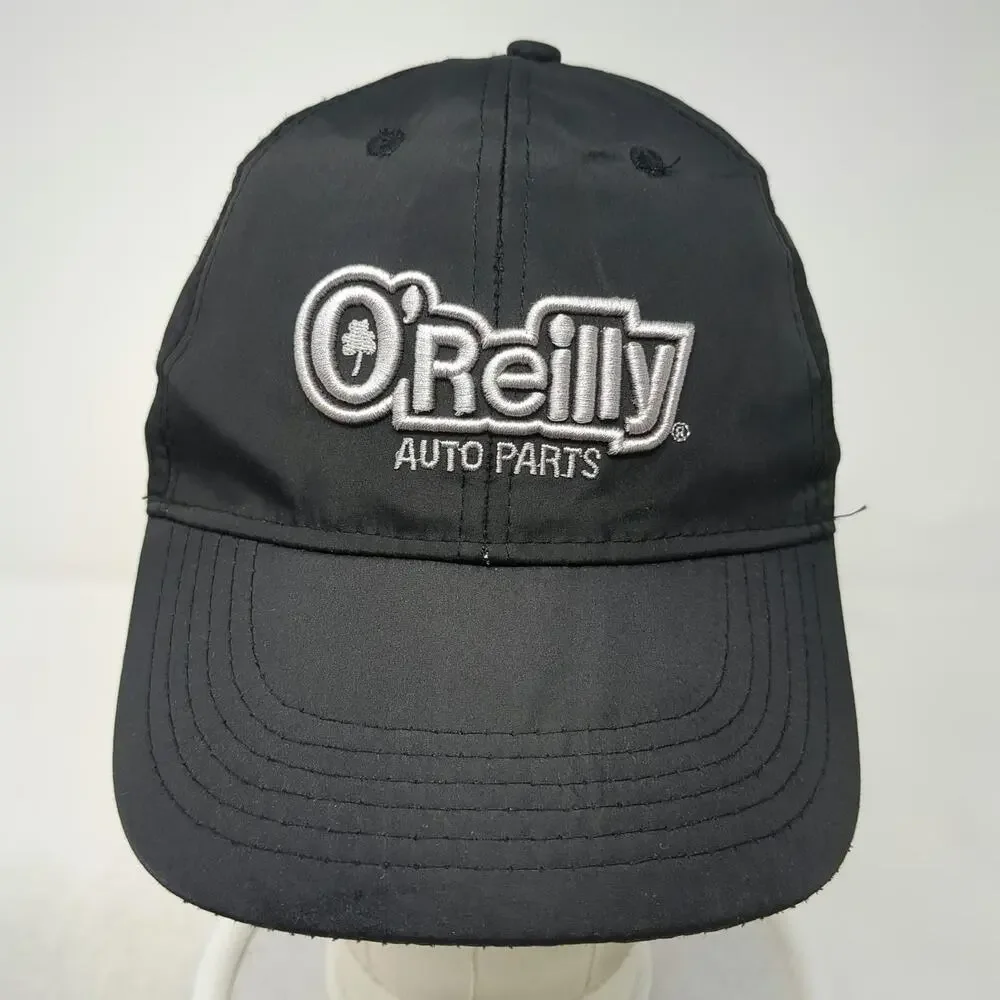 O'Reilly Auto Parts Baseball Cap Black One Size Embroidered Logo Polyester Hat